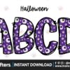 halloween-monsters-doodle-alphabet