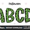 halloween-skull-bone-doodle-alphabet