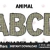crocodie-animal-doodle-alphabet-letters