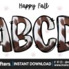 autumn-cowhide-doodle-alphabet-letters