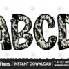 cowhide-alphabet-doodle-font-png