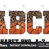 basketball-leopard-alphabet-sublitmation