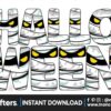 halloween-mummy-alphabet-sublimation-png