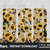 cowhide-sunflower-western-tumbler-20oz