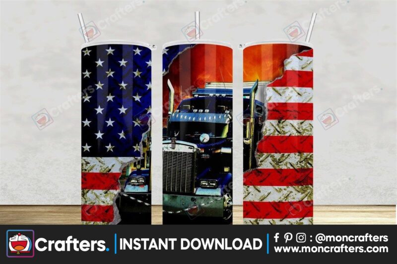 truck-american-flag-semi-truck-wrap