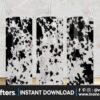cowhide-black-and-white-tumbler-wrap