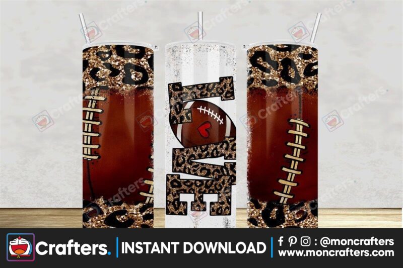 love-football-tumbler-wrap-sublimation
