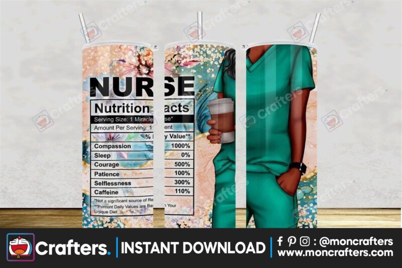 tumbler-20oz-nurse-nutrition-facts-wrap
