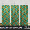 chevron-tangram-tumbler-template