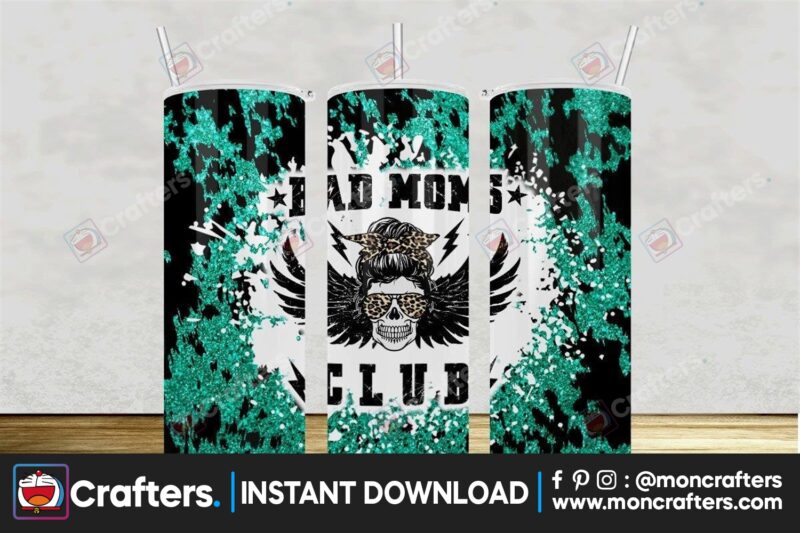 bad-moms-club-cowhide-seafoam-tumbler