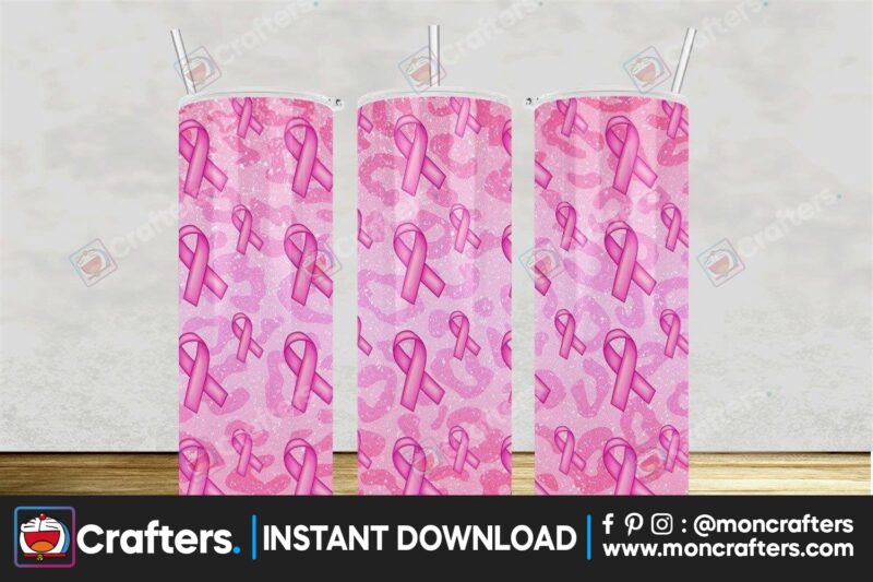 breast-cancer-awareness-leopard-glitter