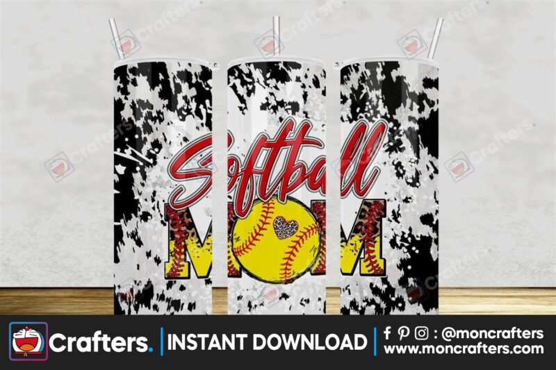 softball-mom-cowhide-tumbler-png