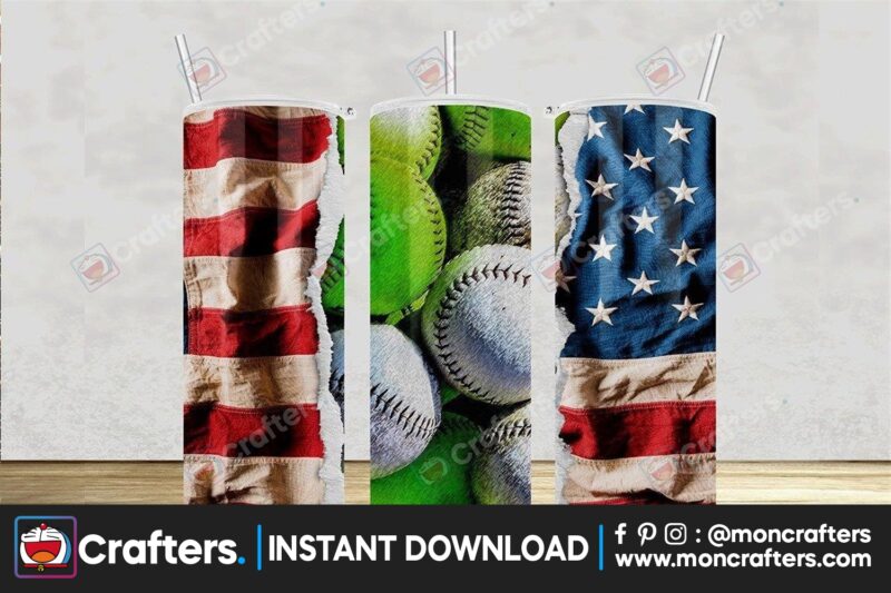 baseball-softball-american-flage-tumbler