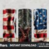 deer-hunting-american-flage-tumbler-20oz
