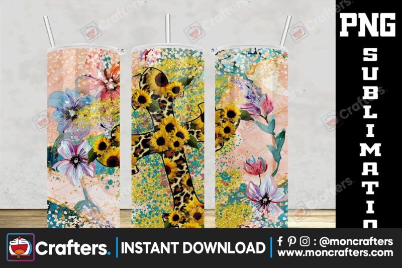 20oz-sunflower-leopard-cross-flower