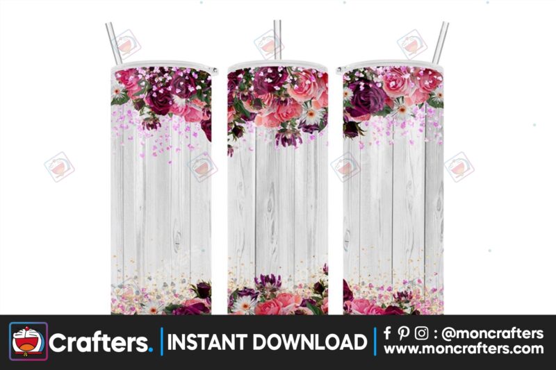 flower-floral-rustic-wood-20oz-tumbler