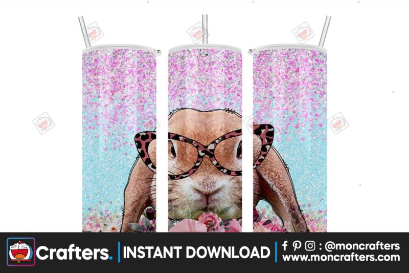 bunny-easter-20oz-skinny-tumbler