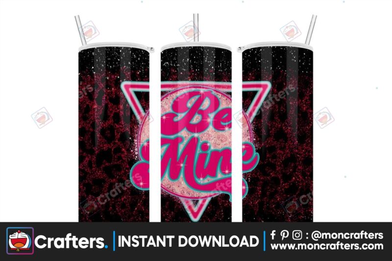 20oz-skinny-tumbler-be-mine-retro
