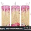 pink-floral-flower-glitter-20oz-tumbler