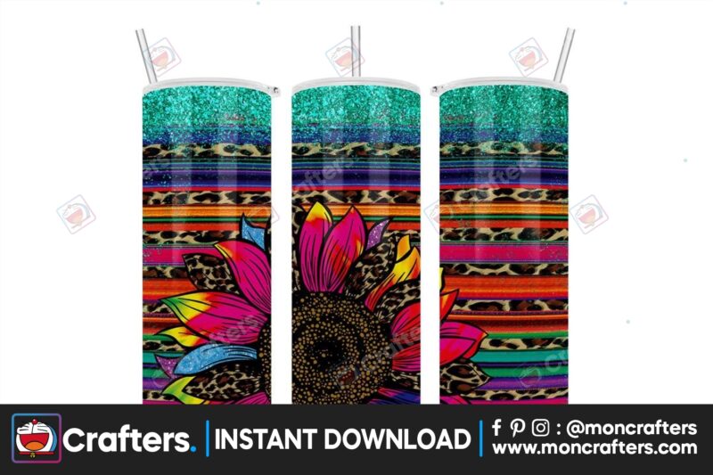 sunflower-serape-20oz-skinny-tumbler