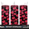 valentine-pink-heart-glitter-tumbler