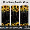 tumbler-sublimation-sunflower