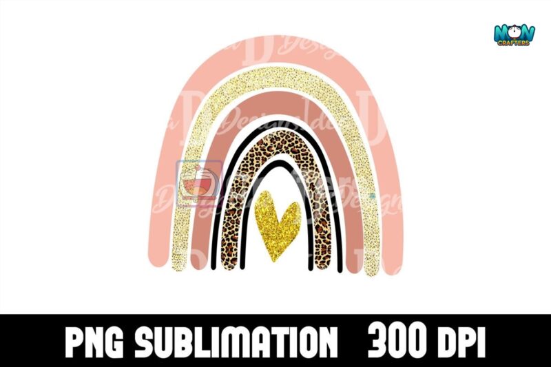 heart-pink-rainbow-sublimation-png
