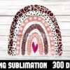 rainbow-leopard-glitter-sublimation-png