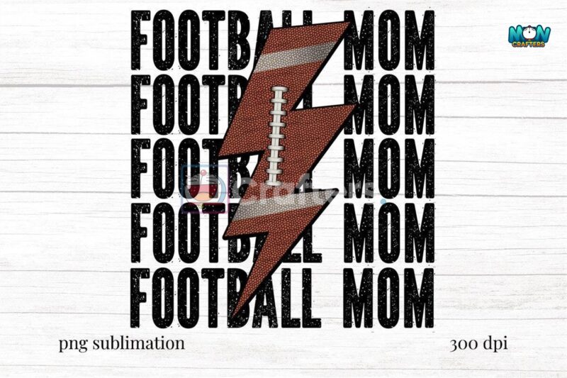 football-mom-lightning-bolt-sublimation