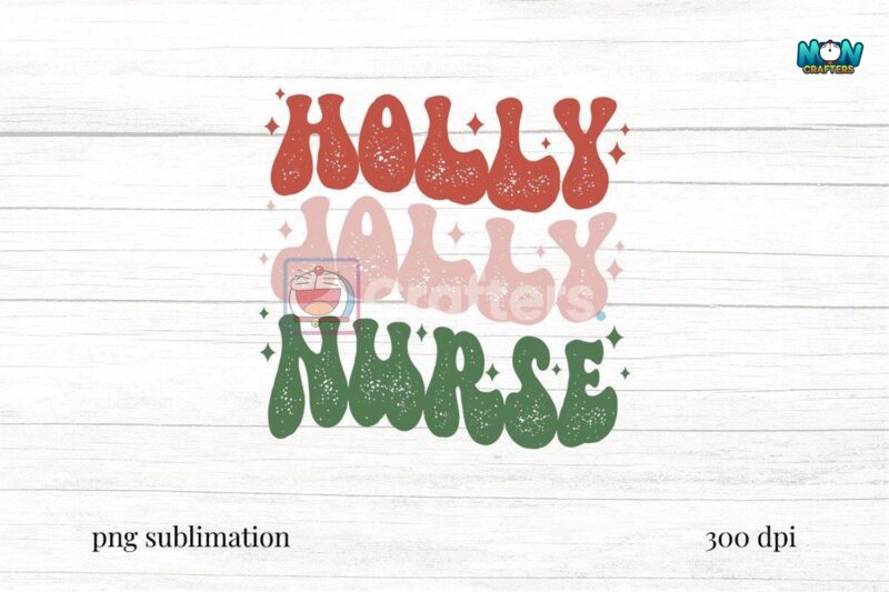 holly-jolly-nurse-christmas-sublimation