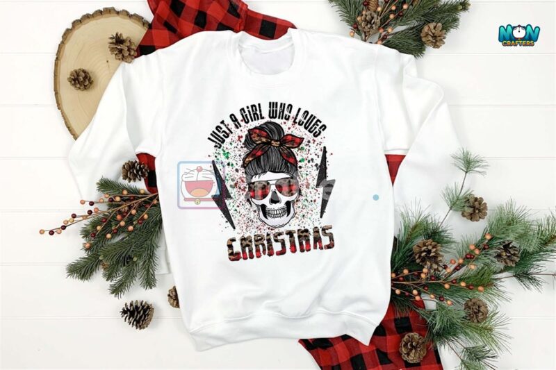 skull-just-a-girl-who-loves-christmas