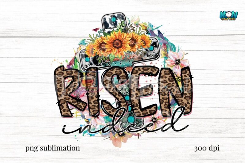 cross-sunflower-risen-indeed-sublimation