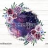 wreath-flower-galaxy-background