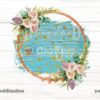 wreath-rustic-wood-flower-gold-glitter
