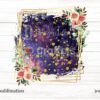 frame-floral-flower-galaxy-gold-glitter