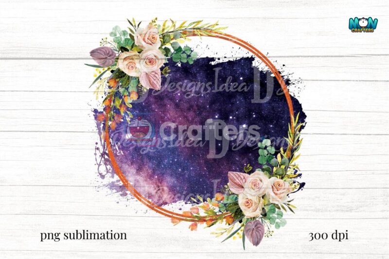 floral-galaxy-background-sublimation-png