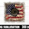 sunflower-american-flag-leopard-png
