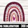 rainbow-glitter-heart-sublimation-png