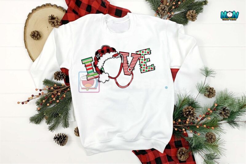 love-christmas-nurse-sublimation-png