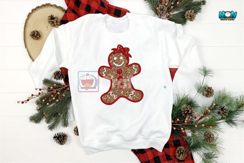 christmas-gingerbread-girl-glitter-png