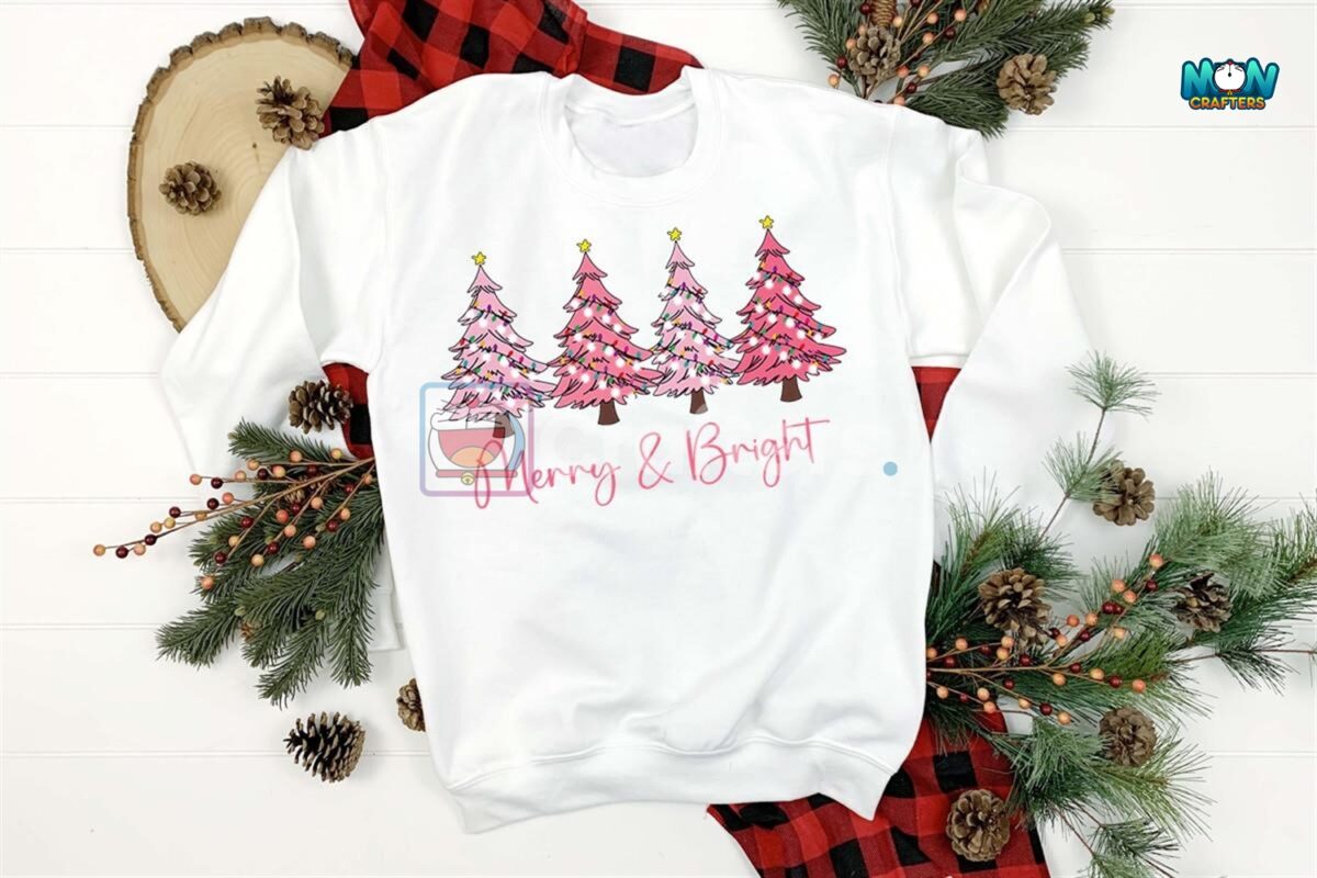 pink-christmas-trees-merry