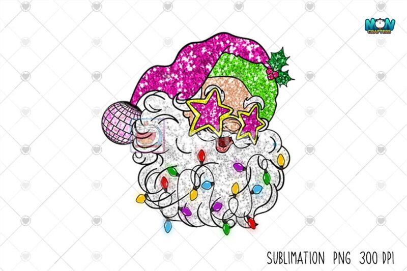 santa-with-sunglasses-sequin-christmas