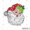 red-santa-faux-sequin-glitter-christmas