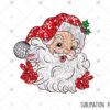 red-santa-faux-sequin-glitter-christmas