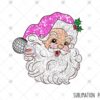pink-santa-faux-sequin-glitter-christmas
