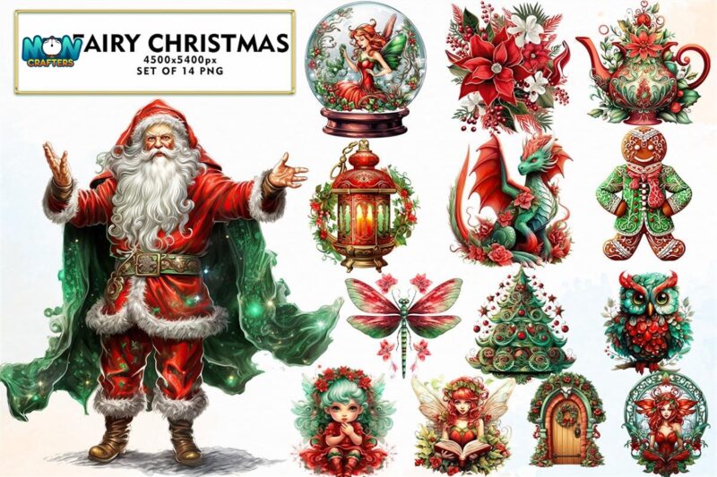 fairy-christmas-sublimation-clipart