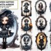 halloween-gothic-doll-with-mirror