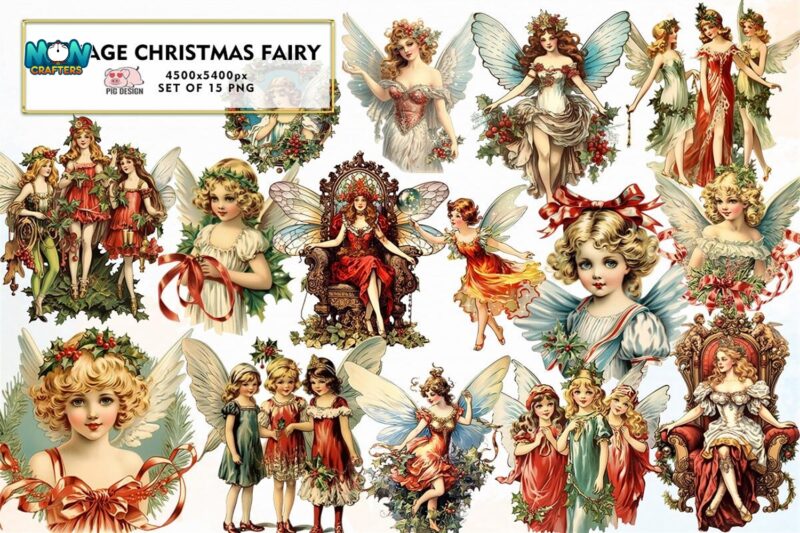 vintage-christmas-fairy-clipart-png