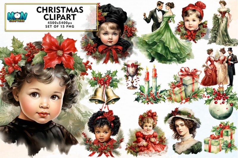 set-of-christmas-sublimation-clipart