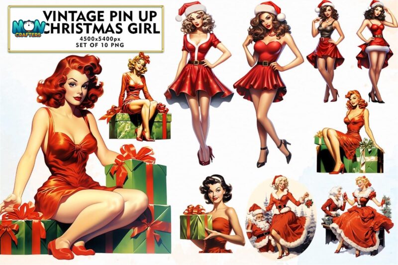 vintage-pin-up-christmas-girl-clipart